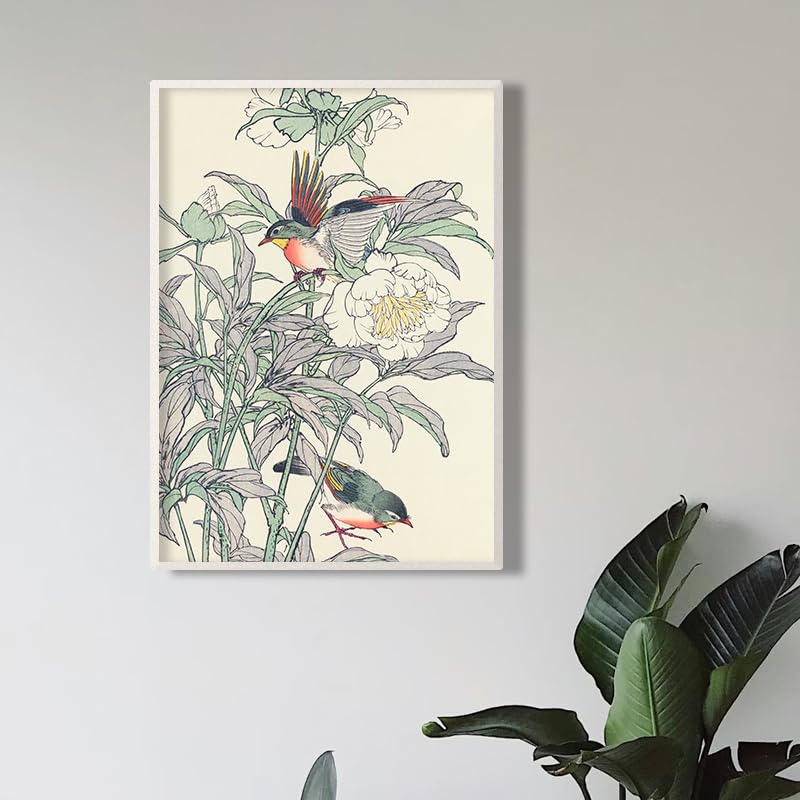 Amazon.co.jp: ROSSOGRAFICO 今尾景年 ポスター 芍薬 ソウシチョウ